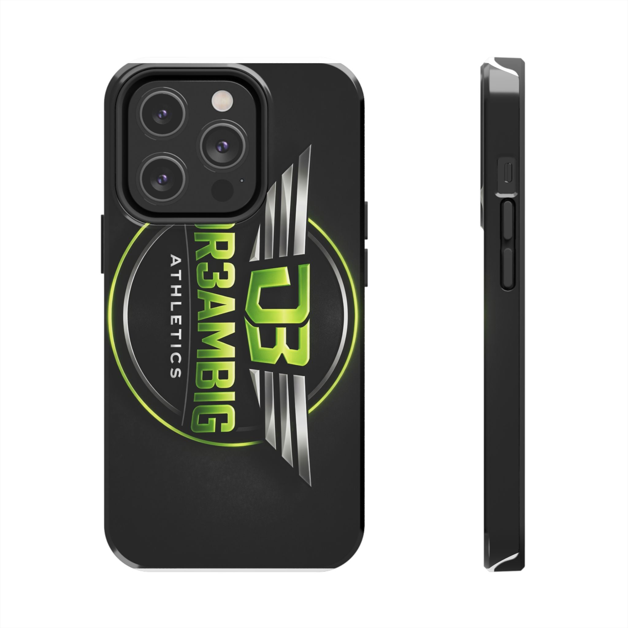 Tough Phone Case — DR3AMBIG Athletics Neon Logo Protective Cover