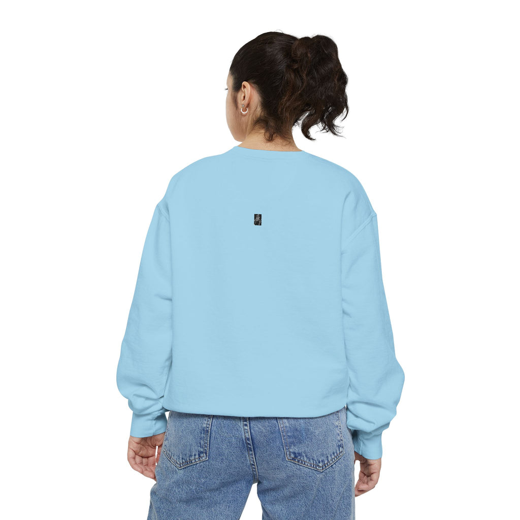 Dream Big Sweatshirt — 'DR3AMBIG' Motivational Garment-Dyed Crewneck