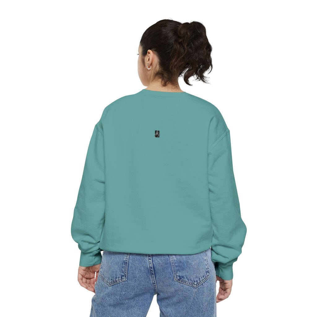 Dream Big Sweatshirt — 'DR3AMBIG' Motivational Garment-Dyed Crewneck