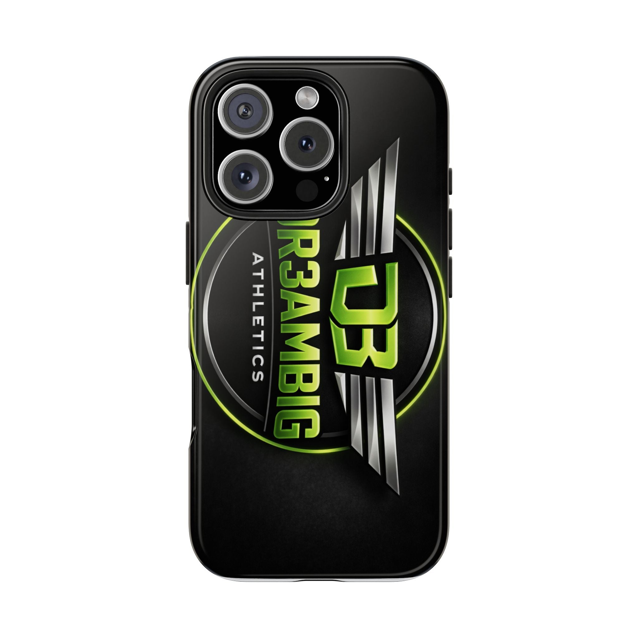 Tough Phone Case — DR3AMBIG Athletics Neon Logo Protective Cover