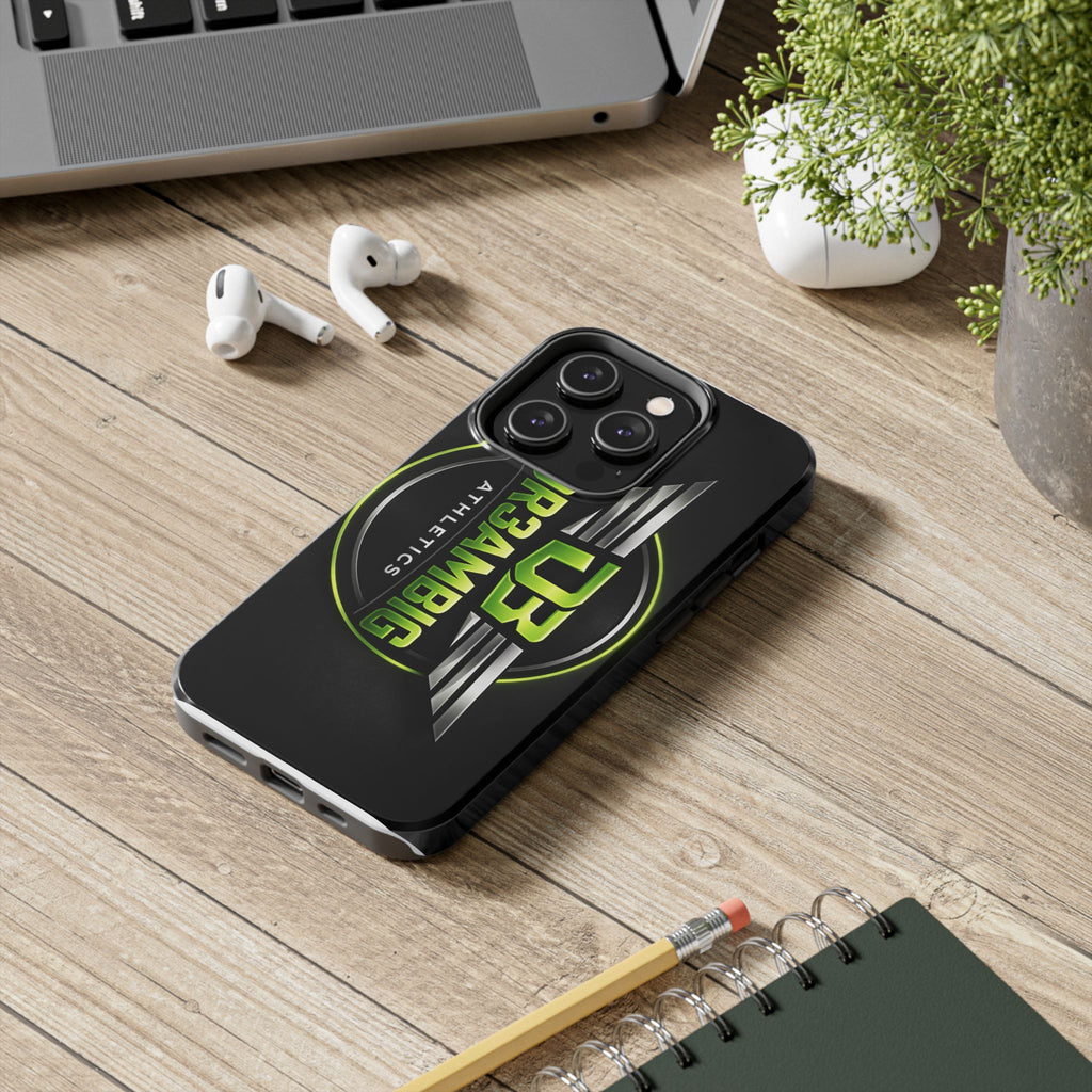Tough Phone Case — DR3AMBIG Athletics Neon Logo Protective Cover