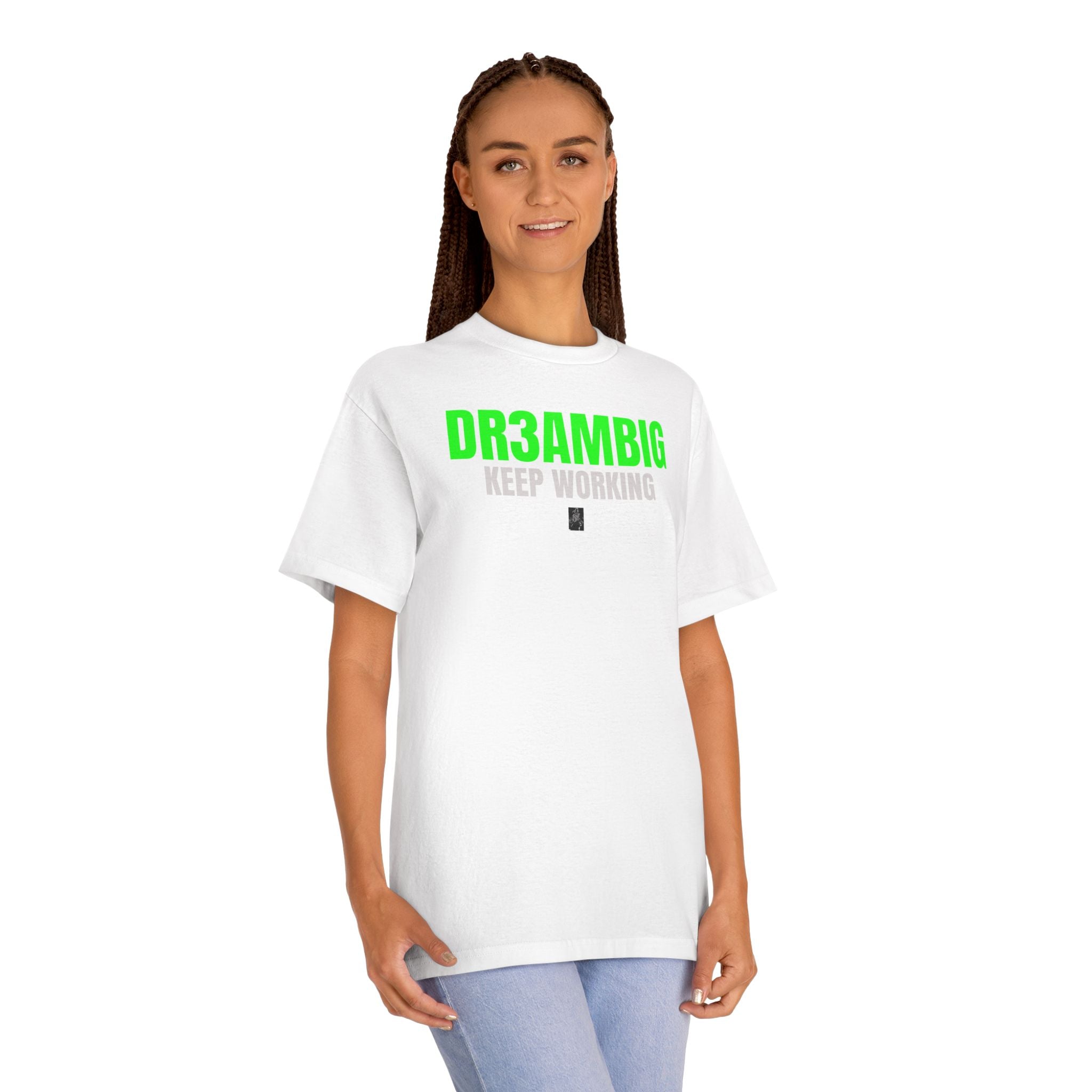 T-Shirt — DR3AMBIG 'Keep Working' Motivational Tee