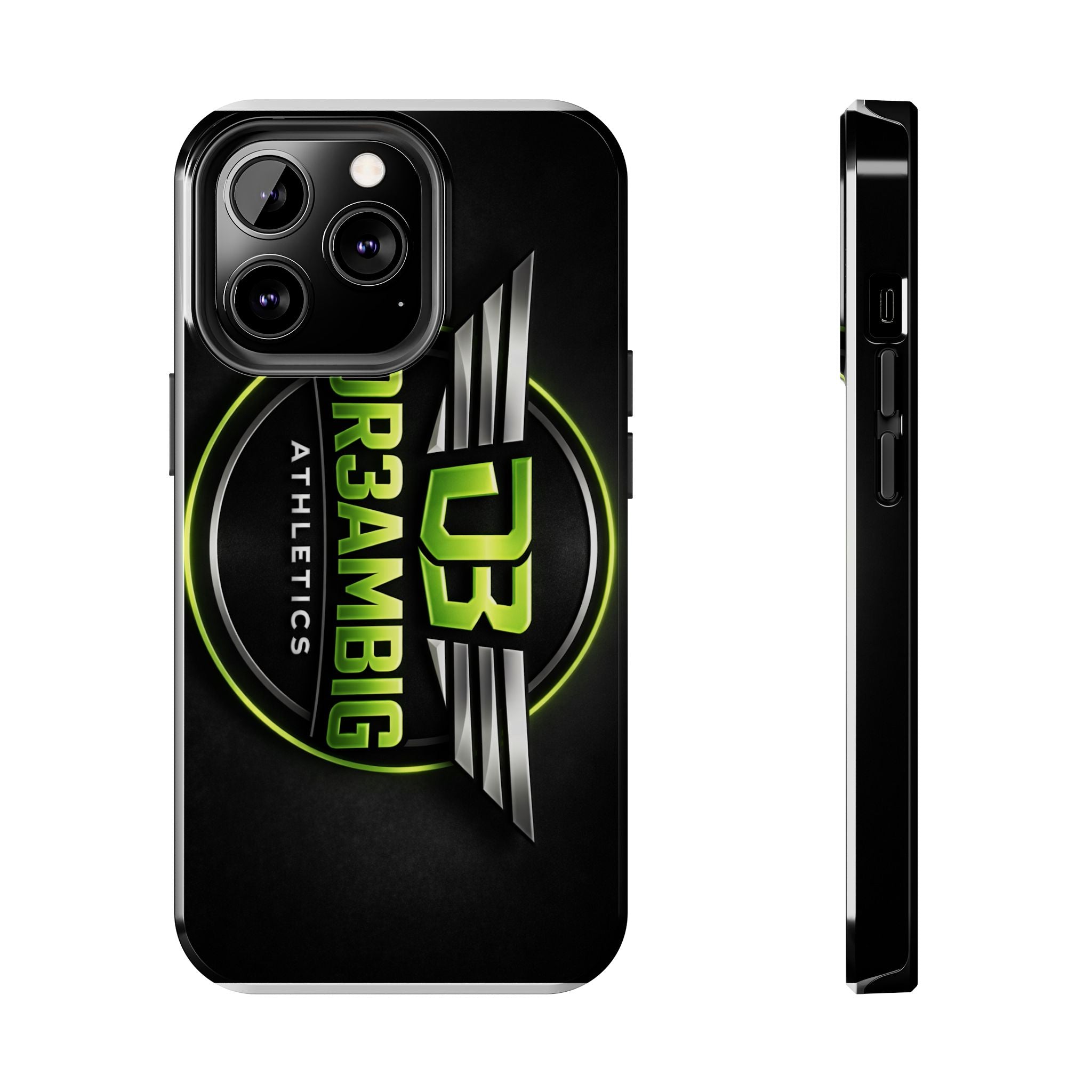 Tough Phone Case — DR3AMBIG Athletics Neon Logo Protective Cover