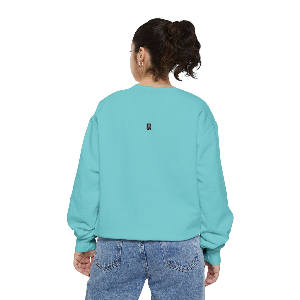 Dream Big Sweatshirt — 'DR3AMBIG' Motivational Garment-Dyed Crewneck