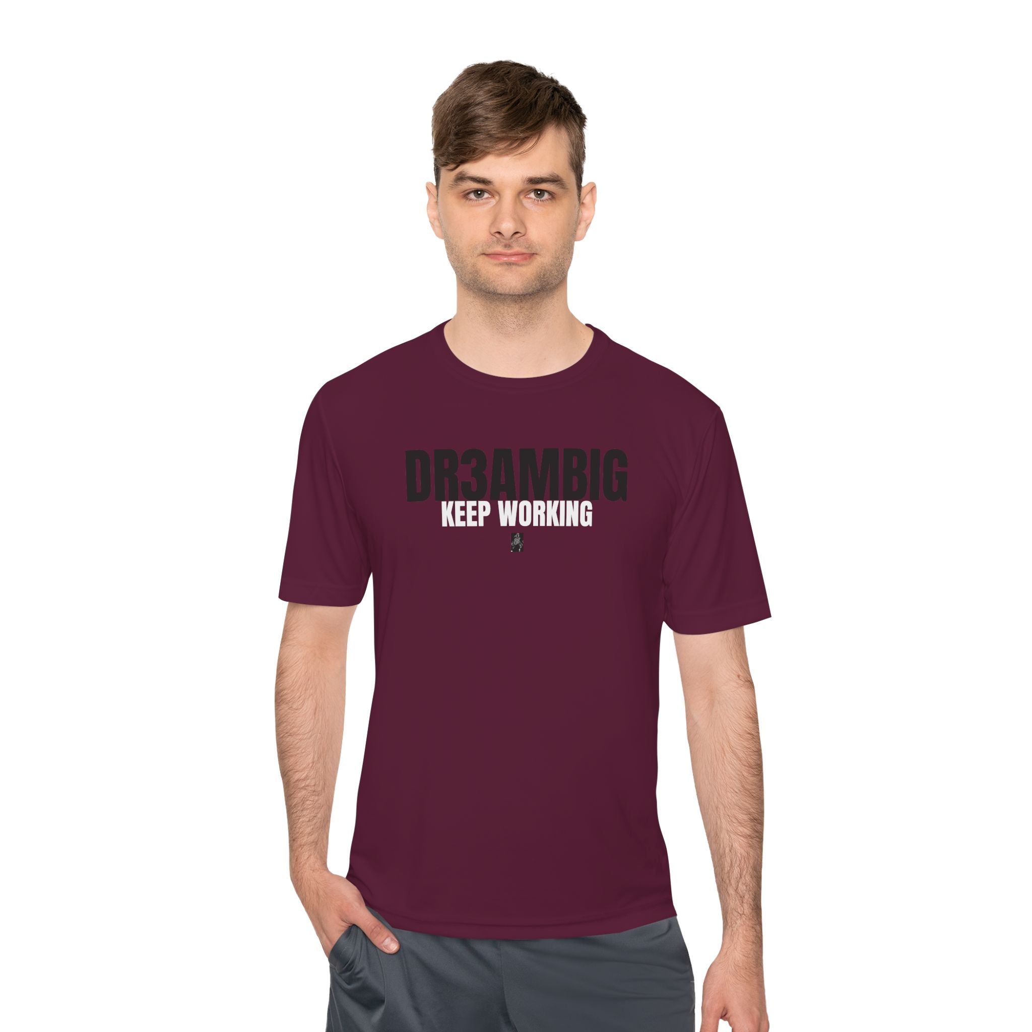 DR3AMBIG 'Keep Working' Moisture-Wicking Tee