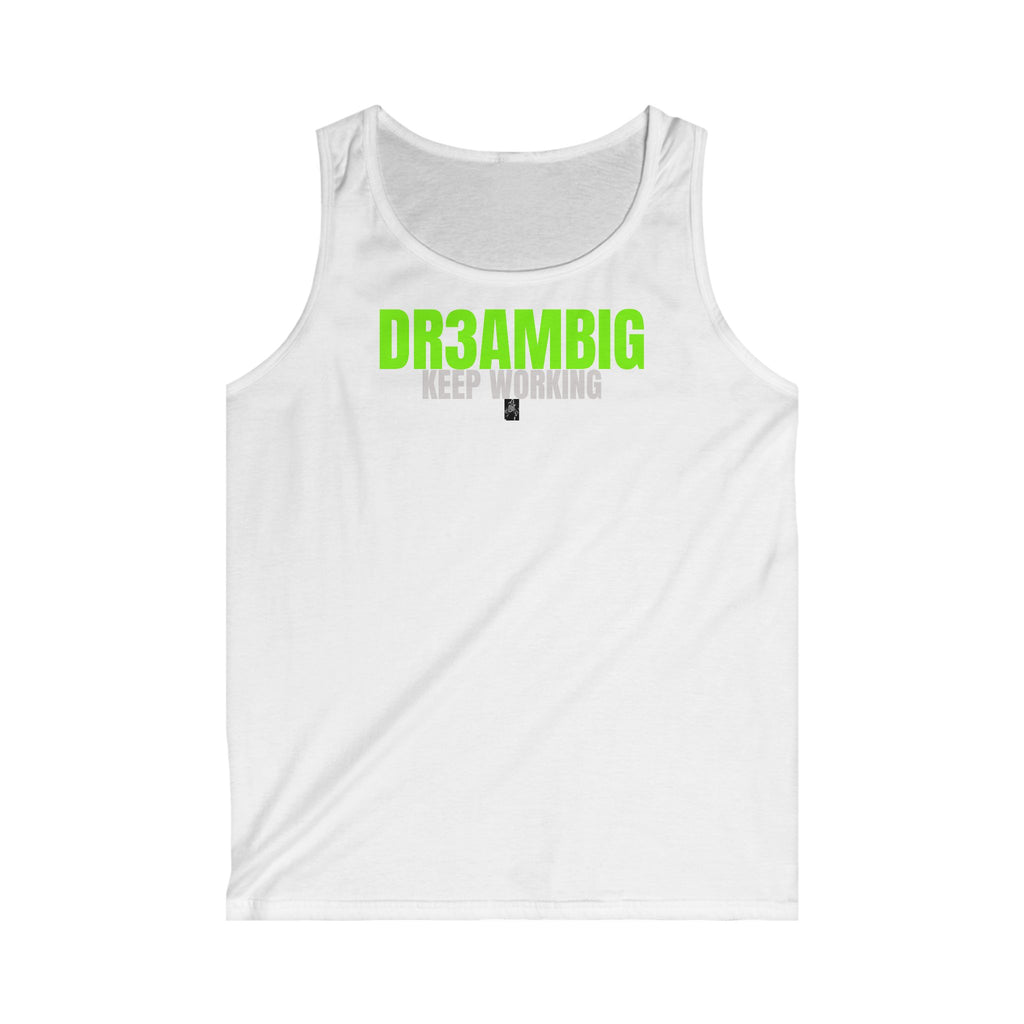 DR3AMBIG "Keep Working" Tank Top — Motivational Gym & Casual Men's Tank