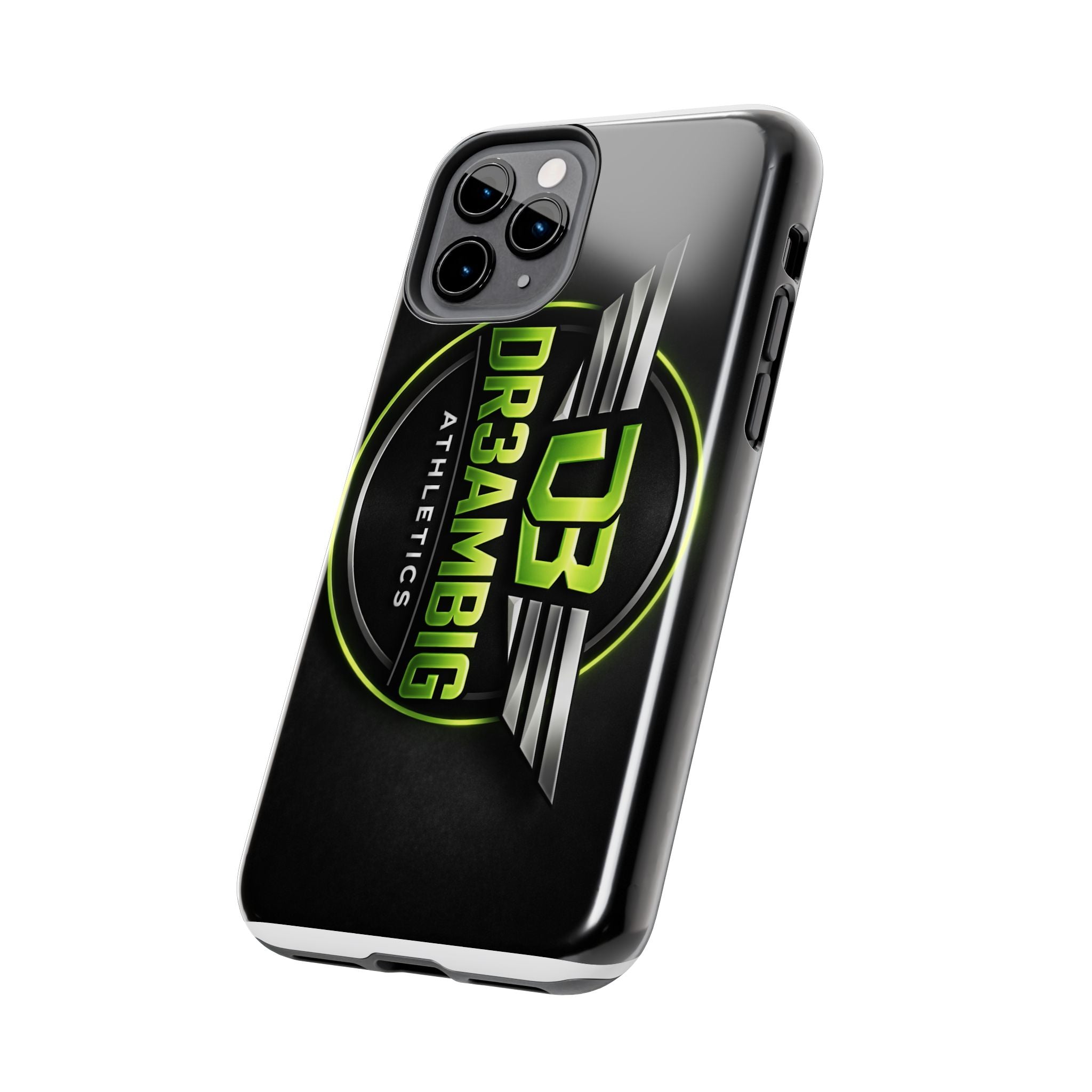 Tough Phone Case — DR3AMBIG Athletics Neon Logo Protective Cover